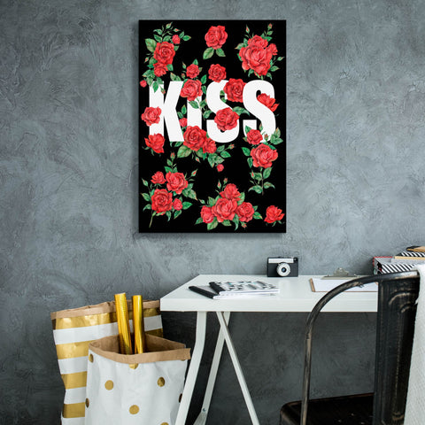 Image of 'Love Kiss I' by Regina Moore, Canvas Wall Art,18 x 26