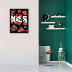 'Love Kiss I' by Regina Moore, Canvas Wall Art,26 x 34