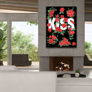 'Love Kiss I' by Regina Moore, Canvas Wall Art,40x54