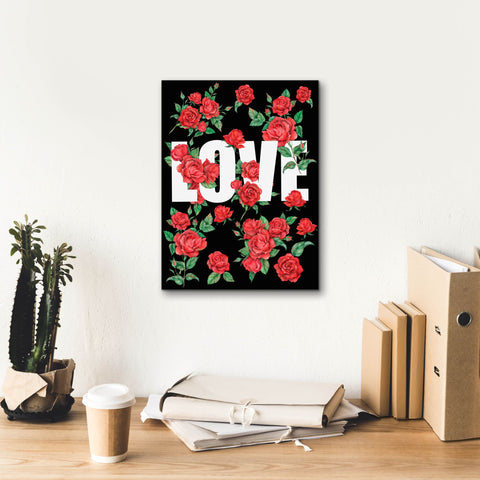 Image of 'Love Kiss II' by Regina Moore, Canvas Wall Art,12 x 16