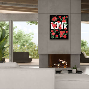'Love Kiss II' by Regina Moore, Canvas Wall Art,26 x 34