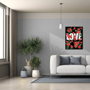 'Love Kiss II' by Regina Moore, Canvas Wall Art,26 x 34