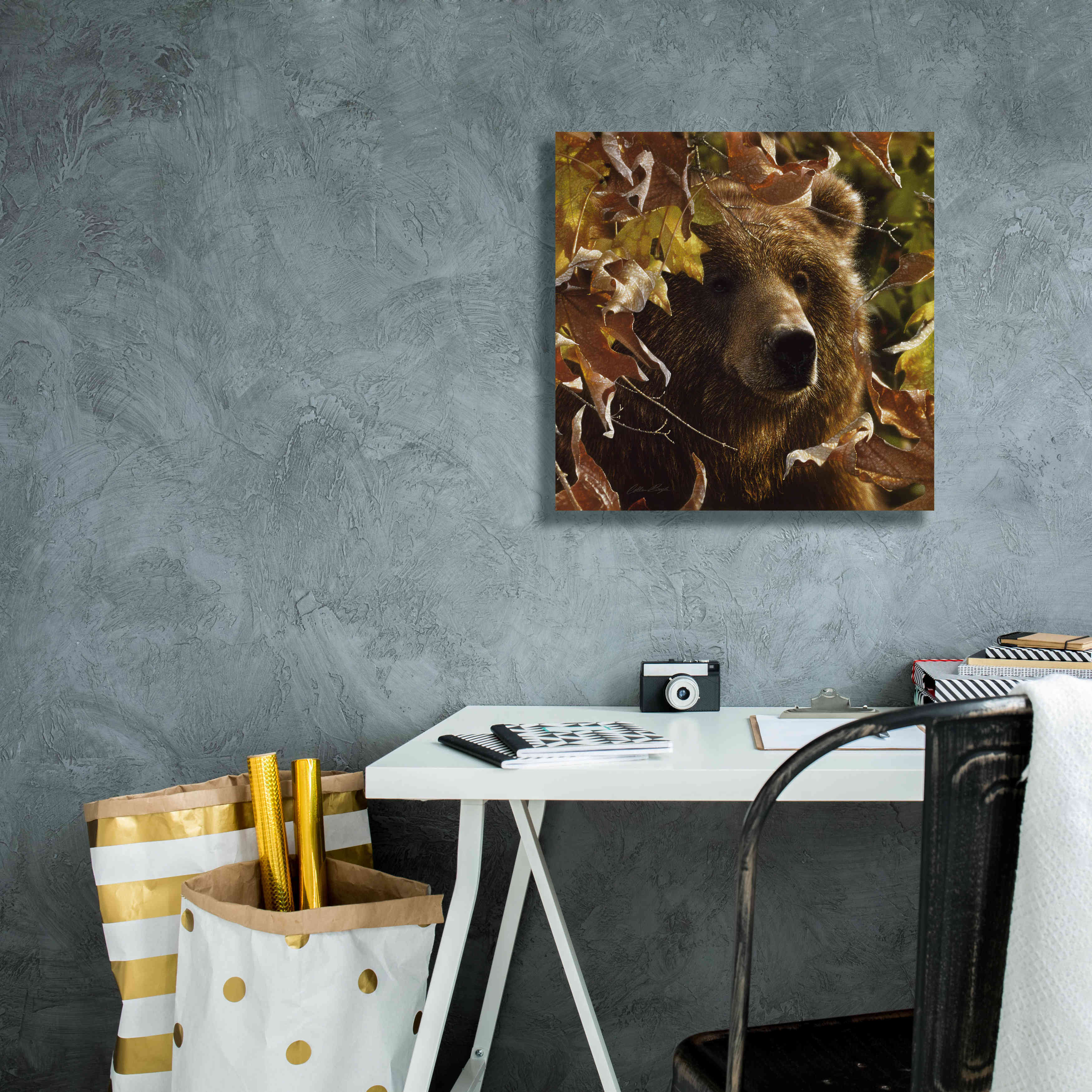 'Legend Of The Fall' by Collin Bogle, Canvas Wall Art,18x18