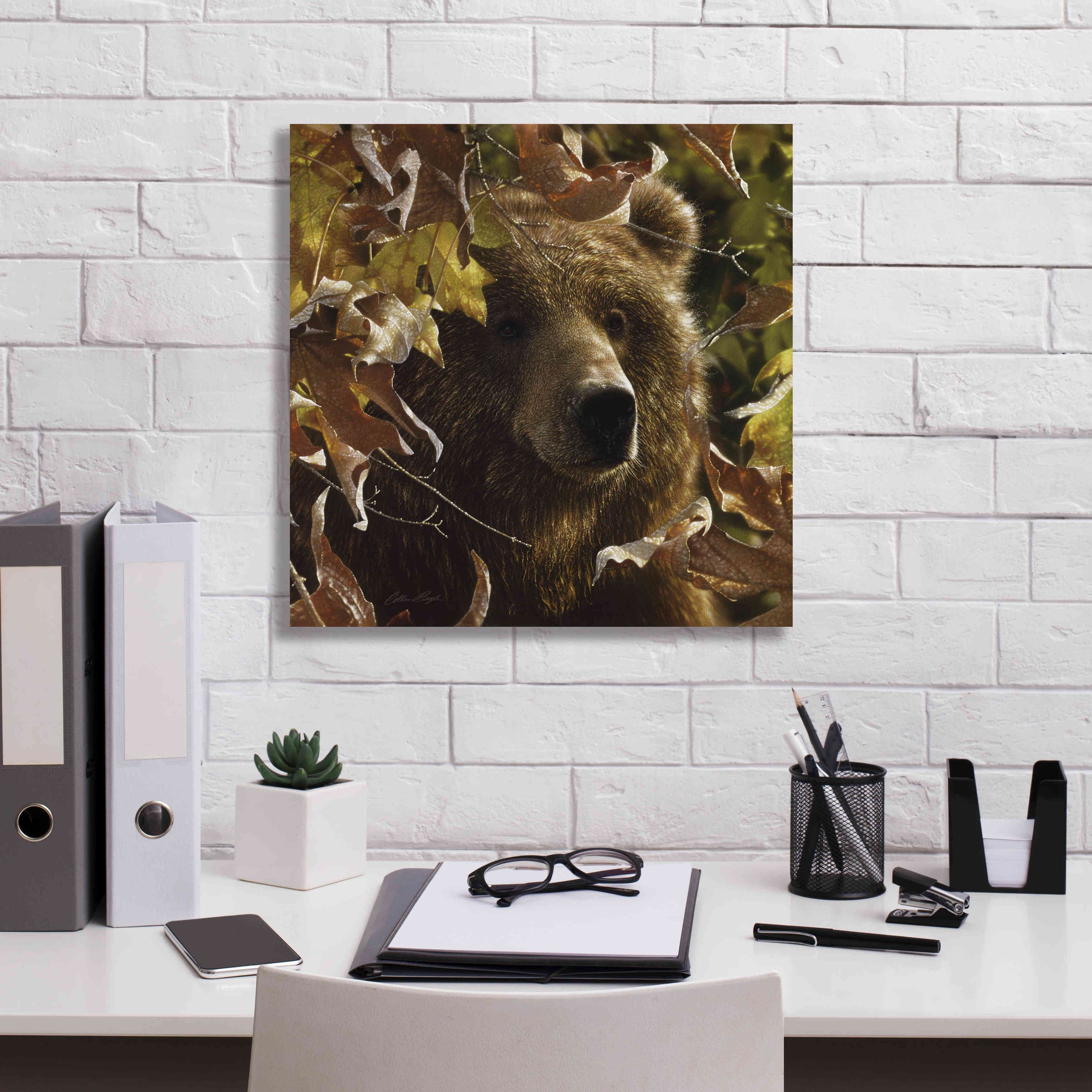 'Legend Of The Fall' by Collin Bogle, Canvas Wall Art,18x18