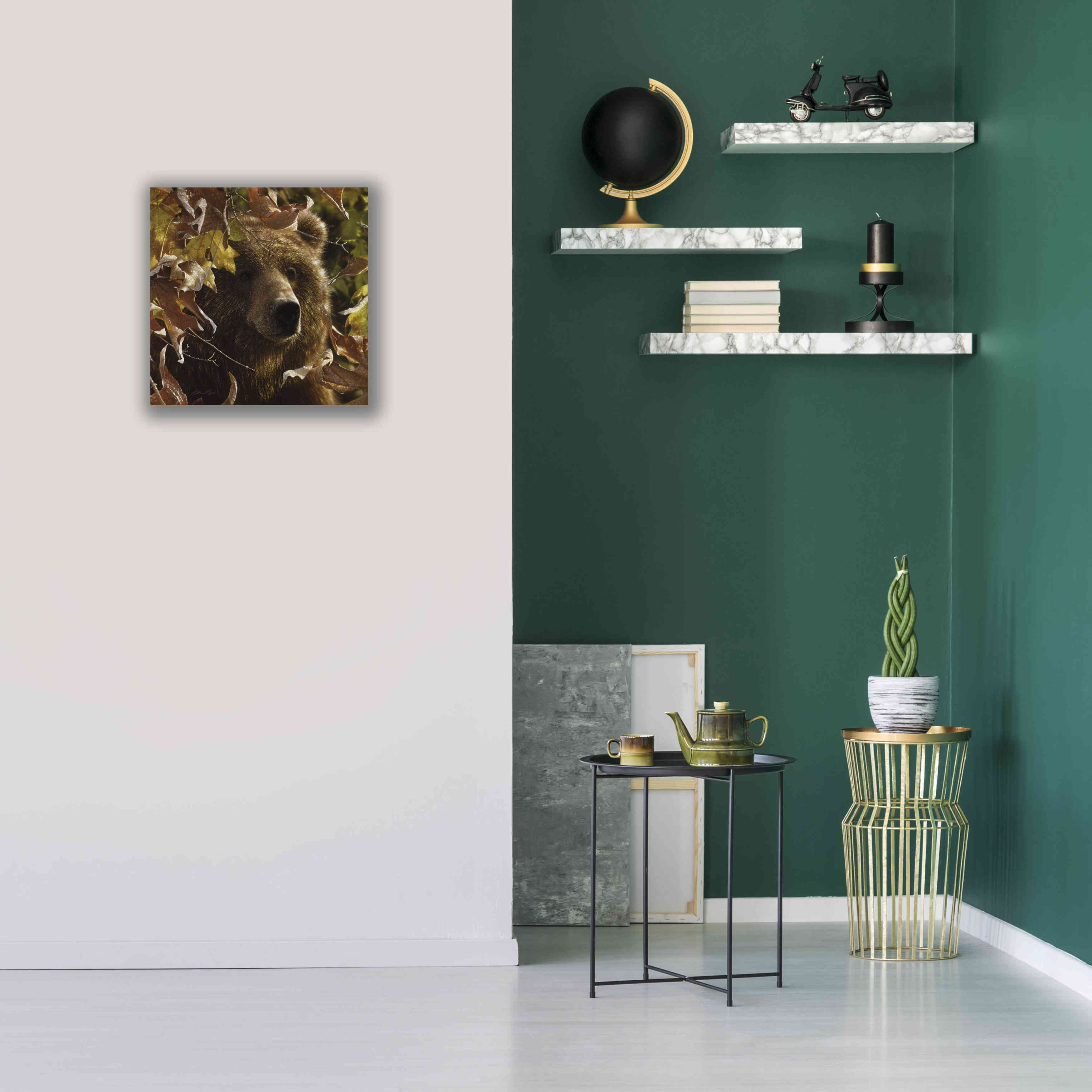 'Legend Of The Fall' by Collin Bogle, Canvas Wall Art,18x18