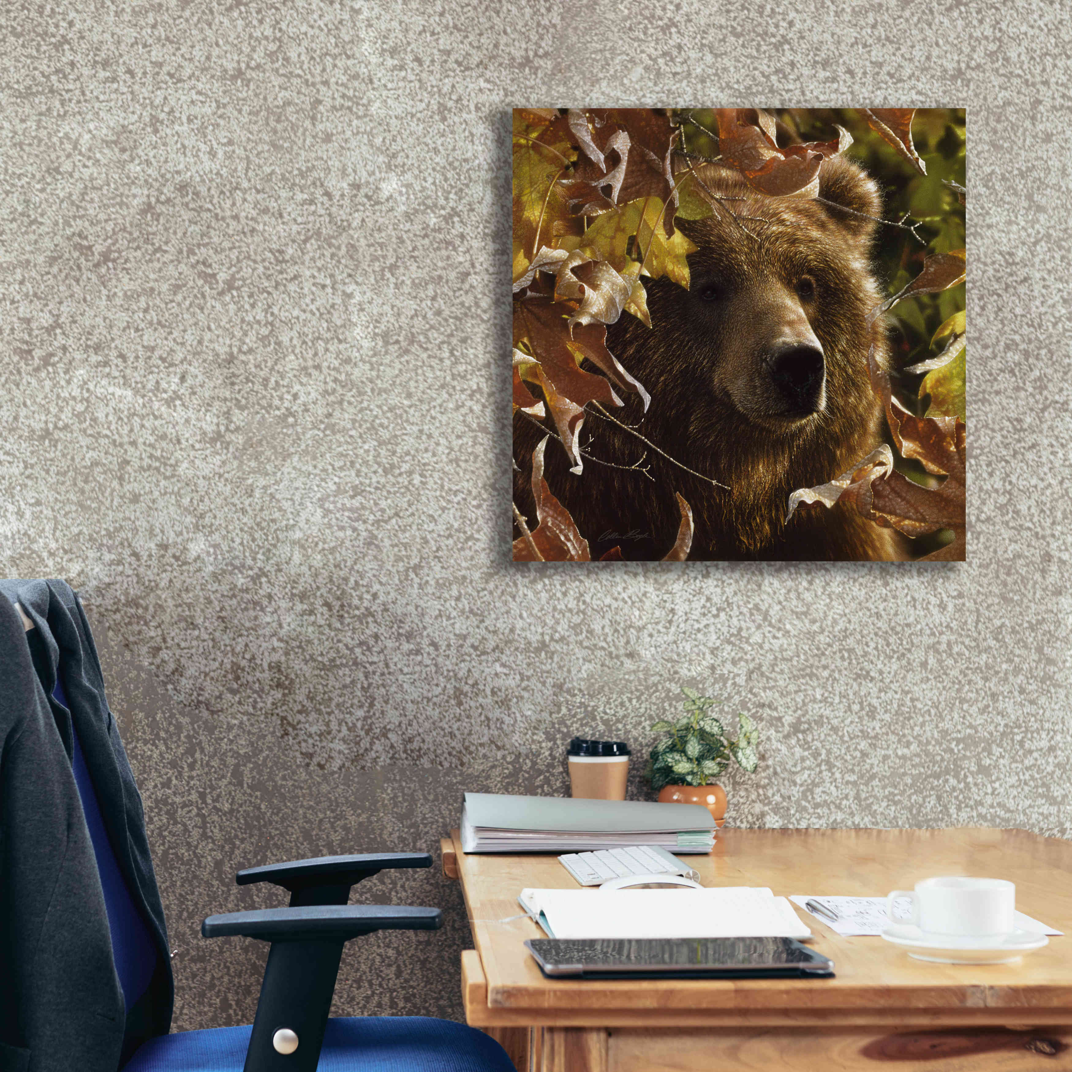 'Legend Of The Fall' by Collin Bogle, Canvas Wall Art,26x26