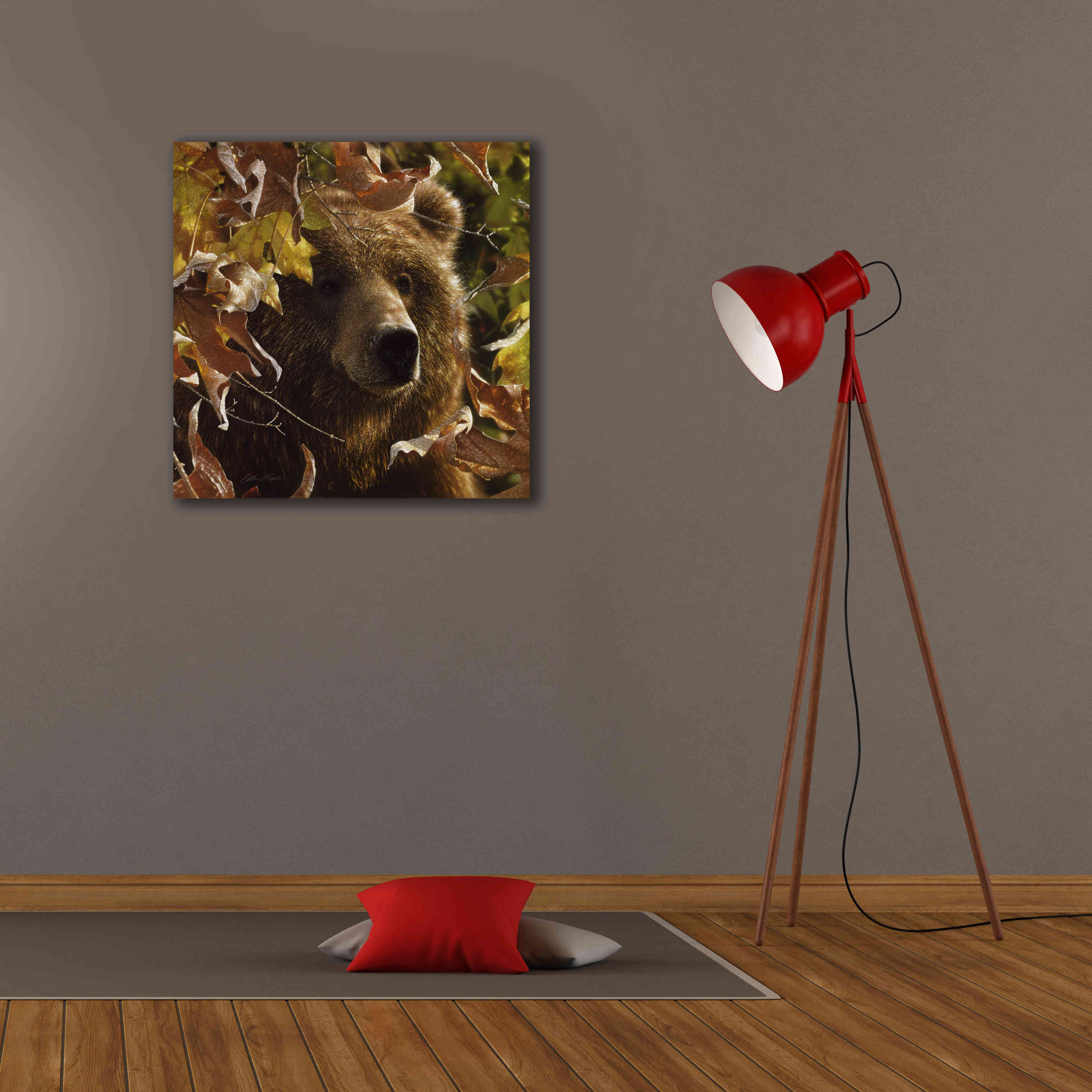 'Legend Of The Fall' by Collin Bogle, Canvas Wall Art,26x26