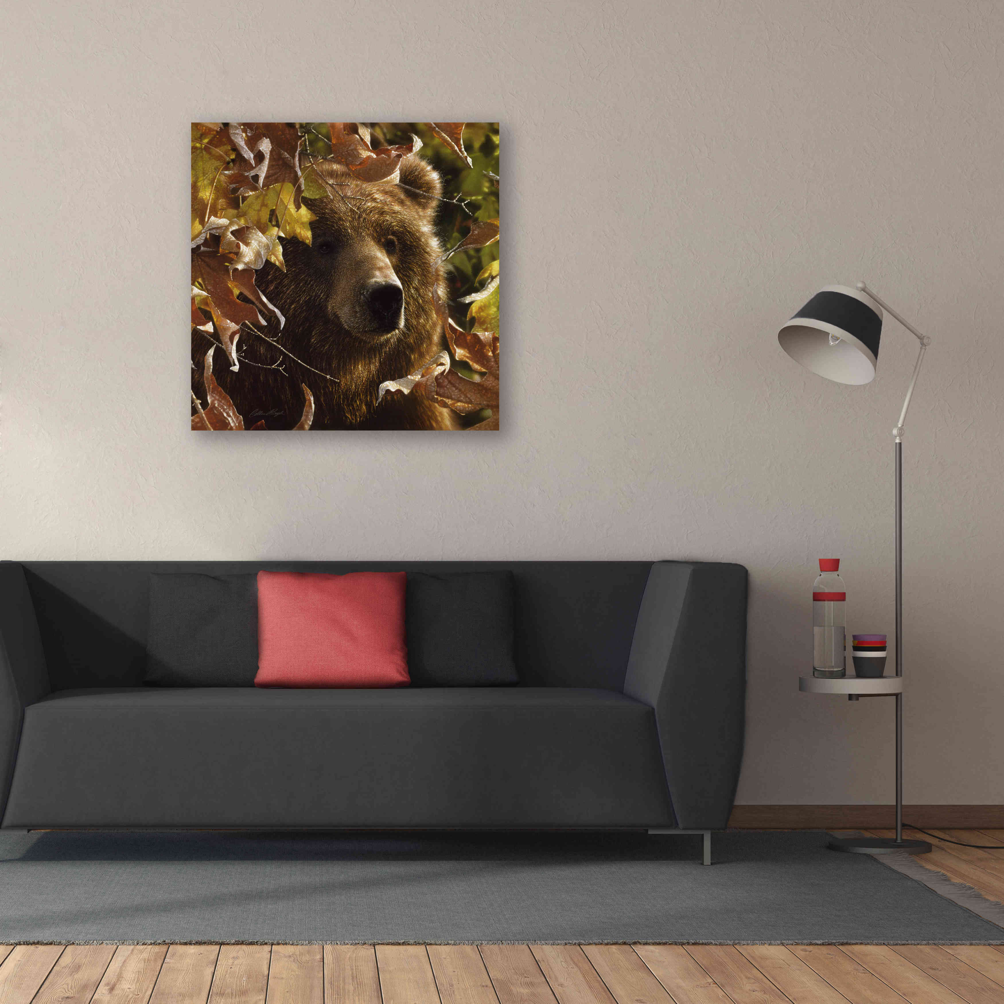 'Legend Of The Fall' by Collin Bogle, Canvas Wall Art,37x37