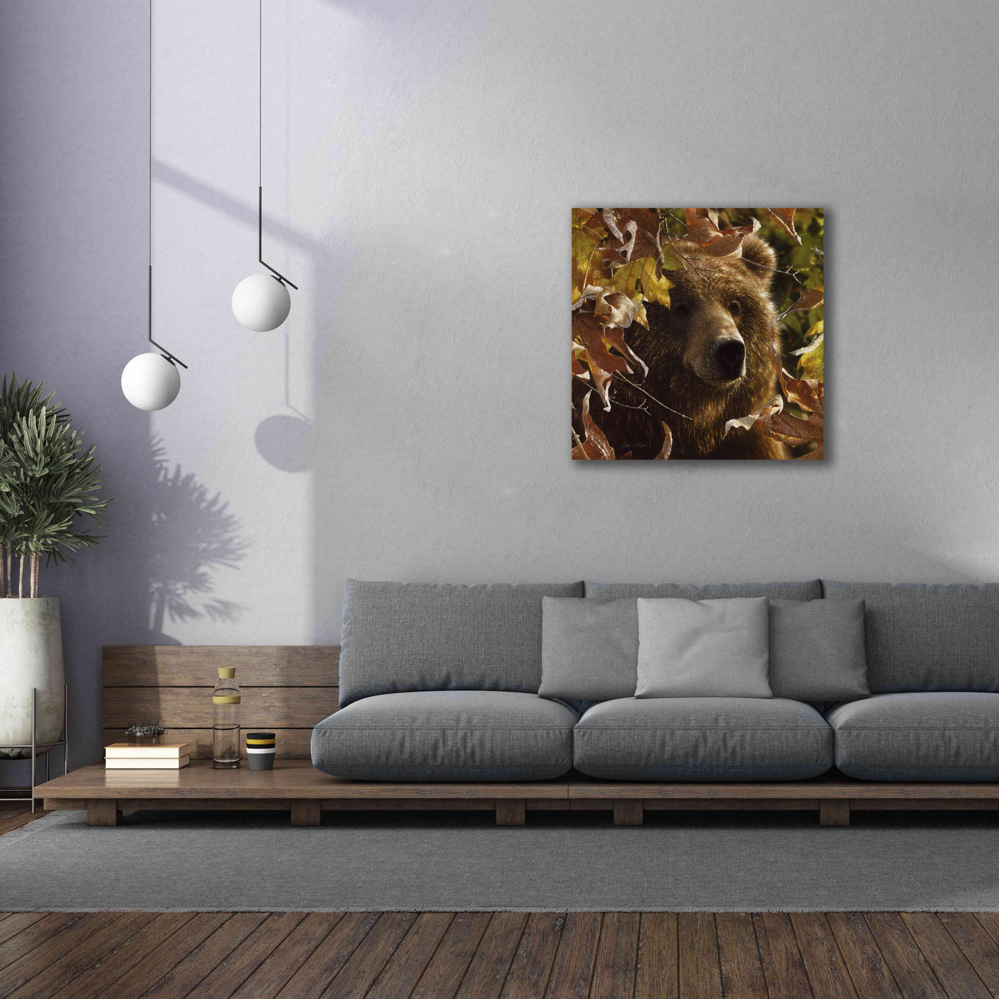 'Legend Of The Fall' by Collin Bogle, Canvas Wall Art,37x37