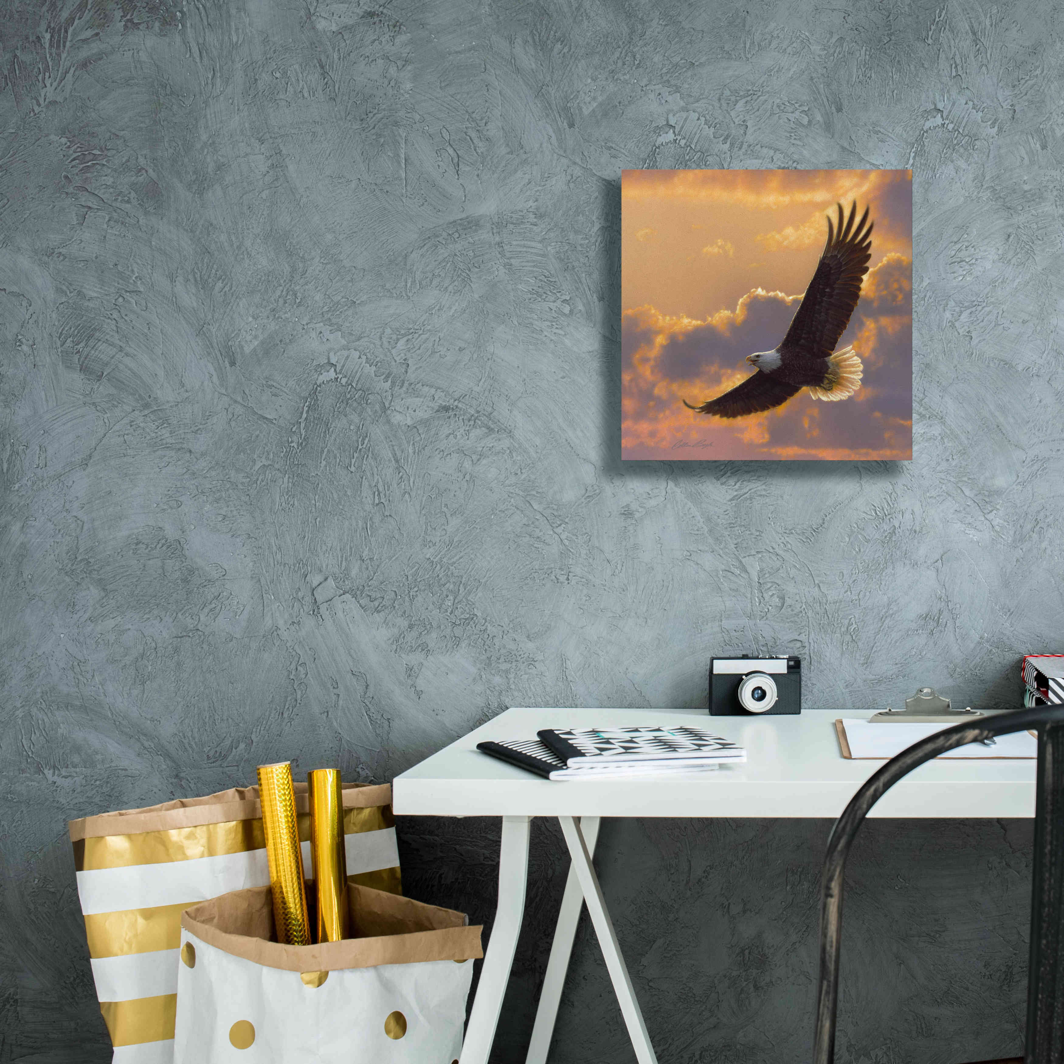 'Soaring Spirit' by Collin Bogle, Canvas Wall Art,12x12