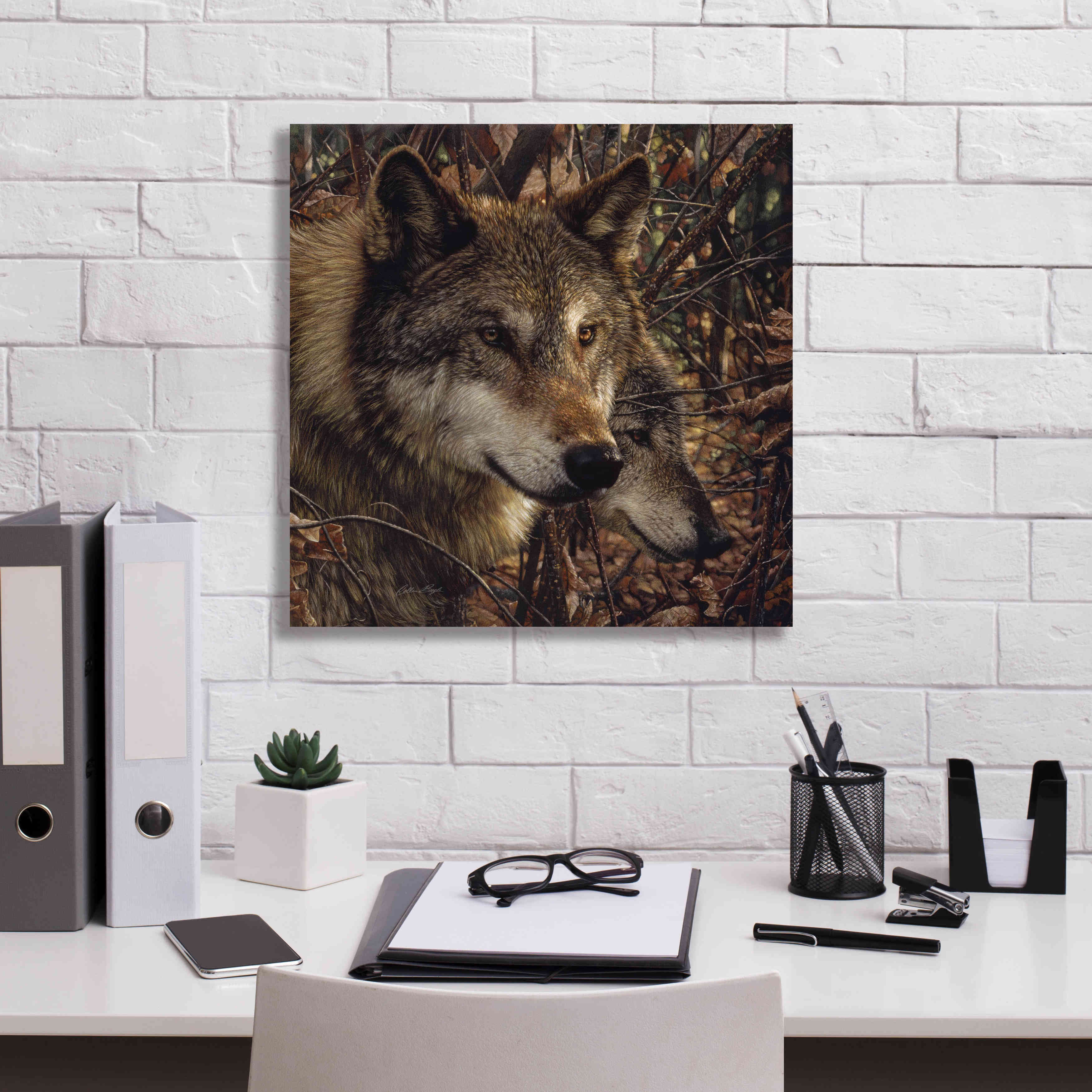 'Colors of Autumn' by Collin Bogle, Canvas Wall Art,18x18