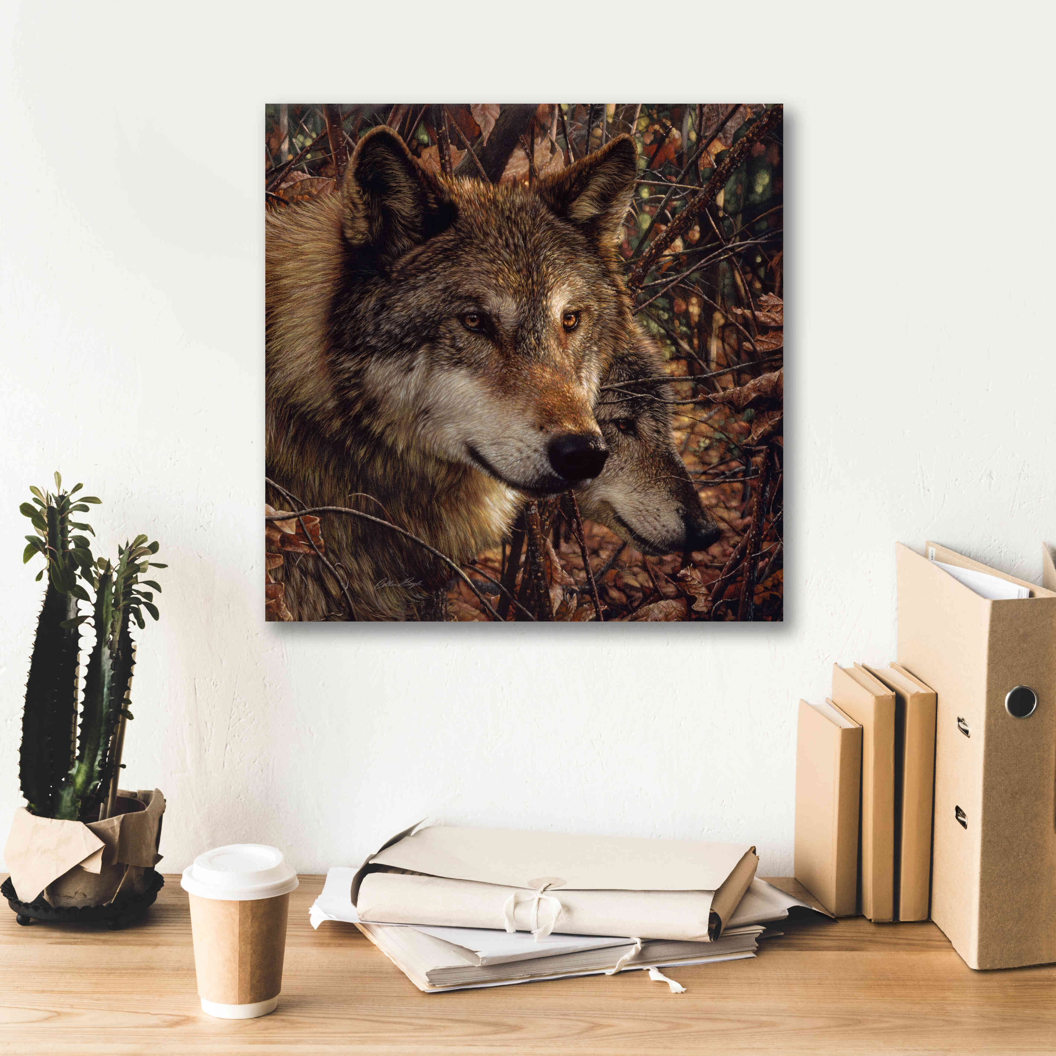 'Colors of Autumn' by Collin Bogle, Canvas Wall Art,18x18