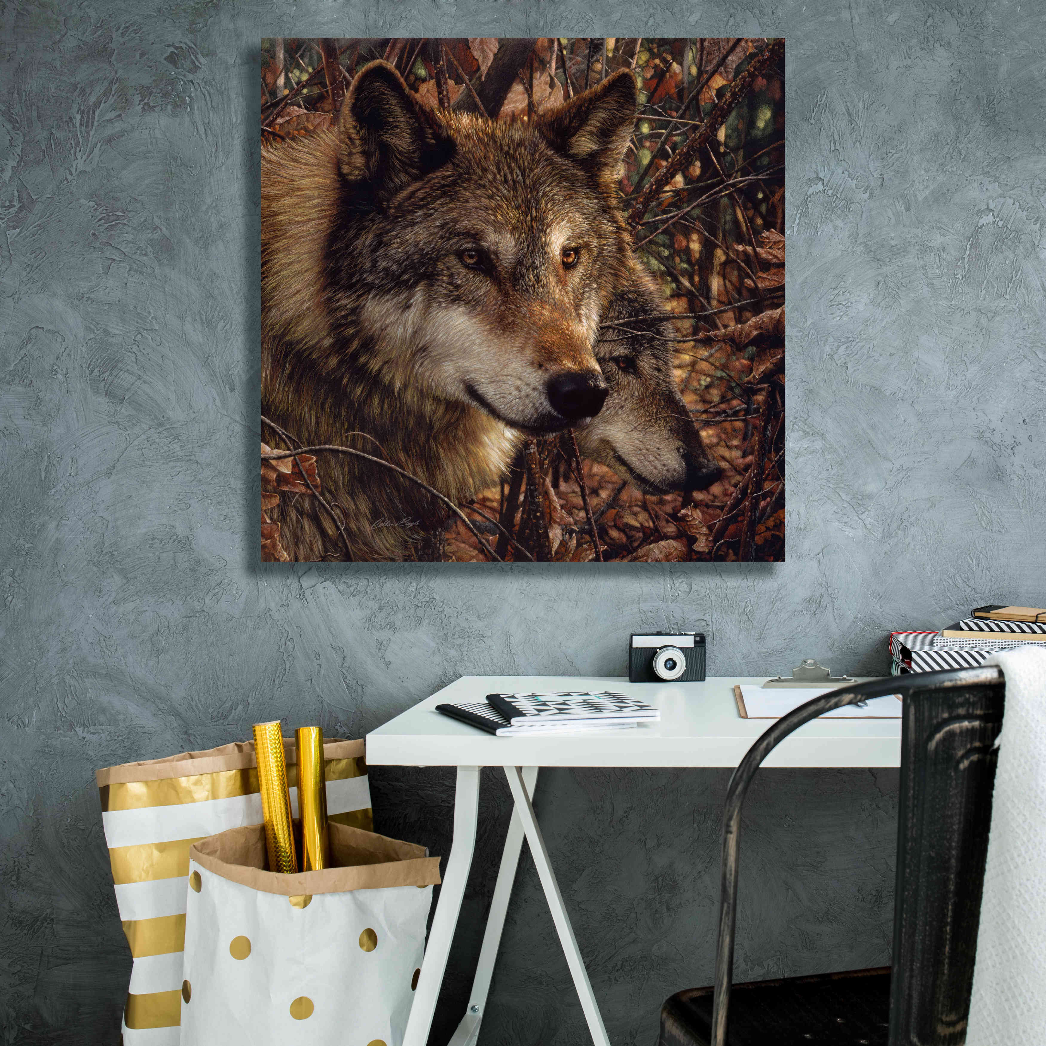 'Colors of Autumn' by Collin Bogle, Canvas Wall Art,26x26