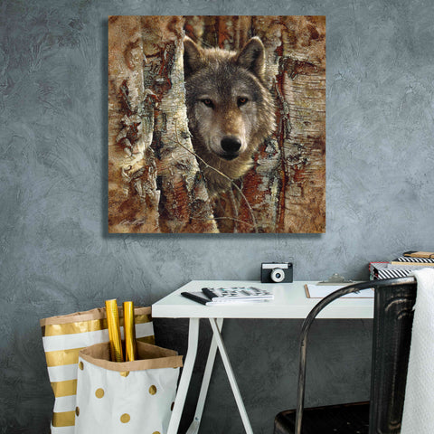 Image of 'Wolf Spirit' by Collin Bogle, Canvas Wall Art,26x26