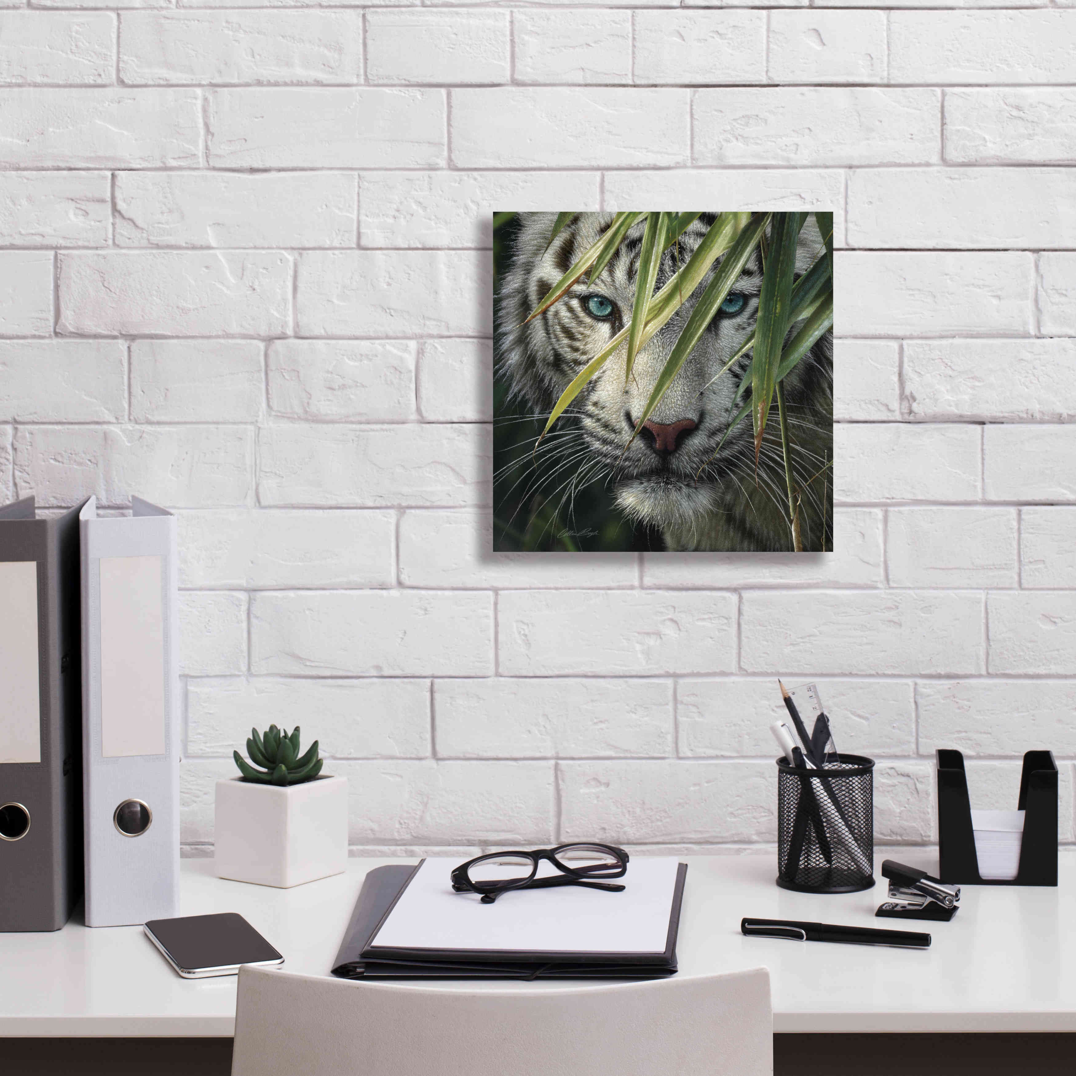 'Watching and Waiting' by Collin Bogle, Canvas Wall Art,12x12