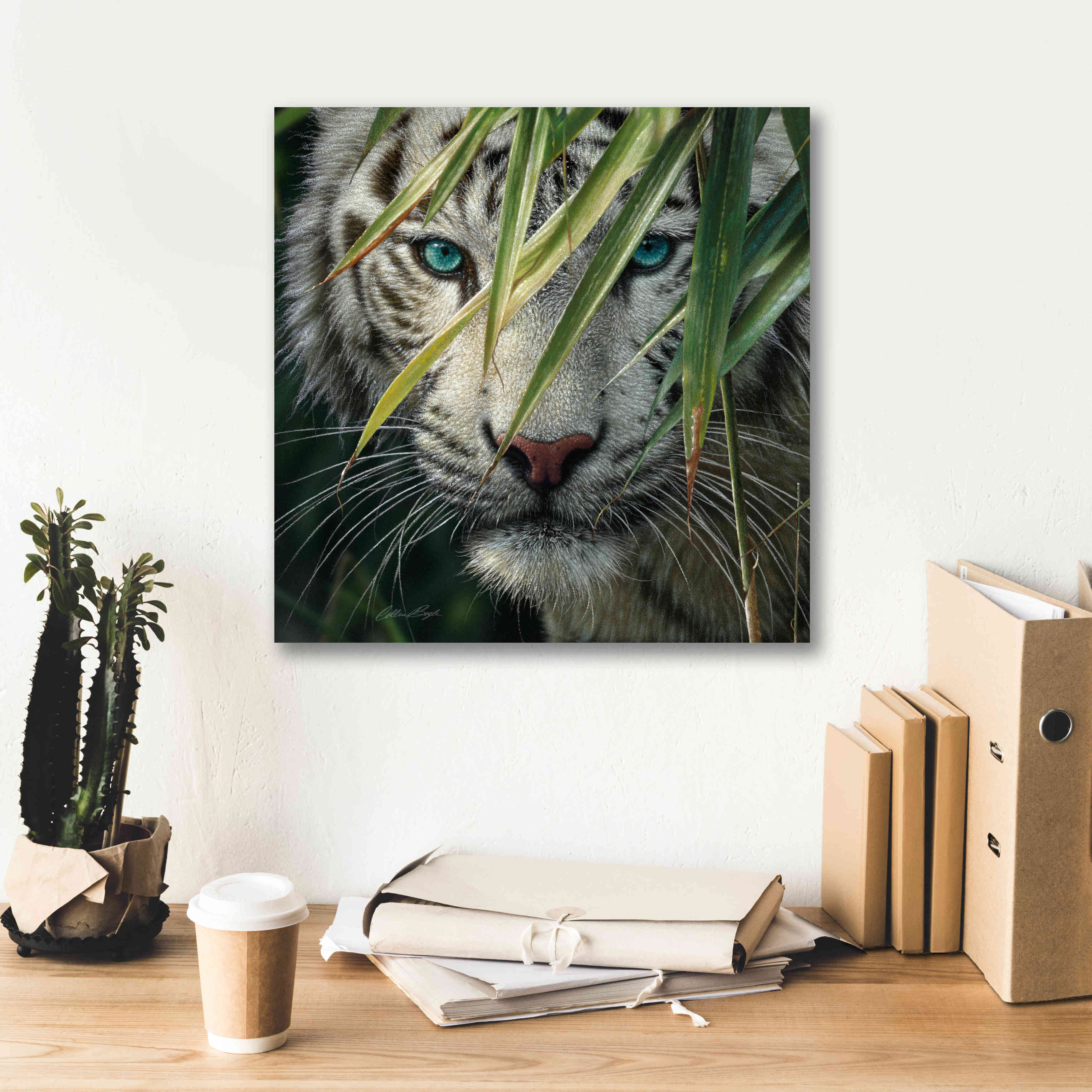 'Watching and Waiting' by Collin Bogle, Canvas Wall Art,18x18