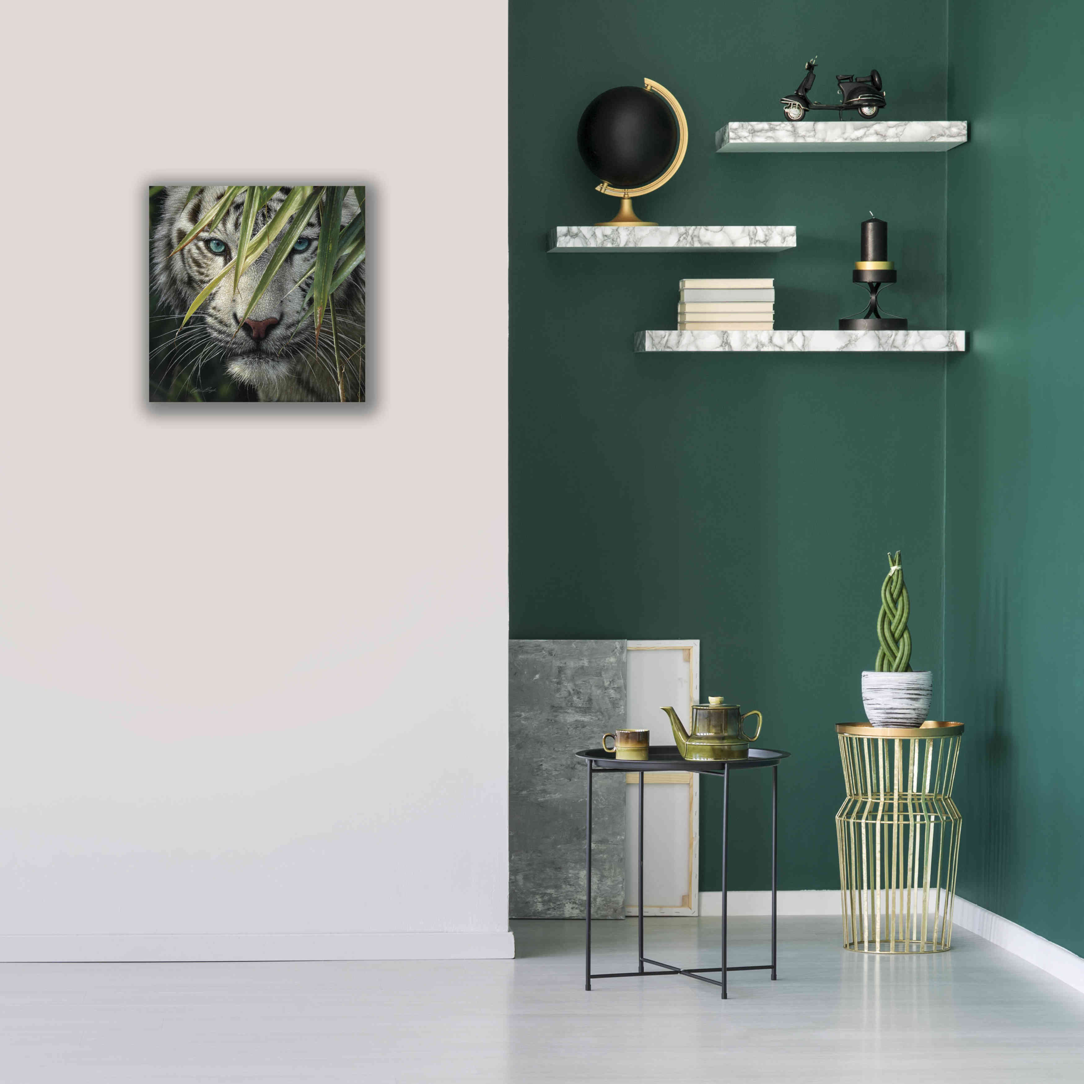 'Watching and Waiting' by Collin Bogle, Canvas Wall Art,18x18