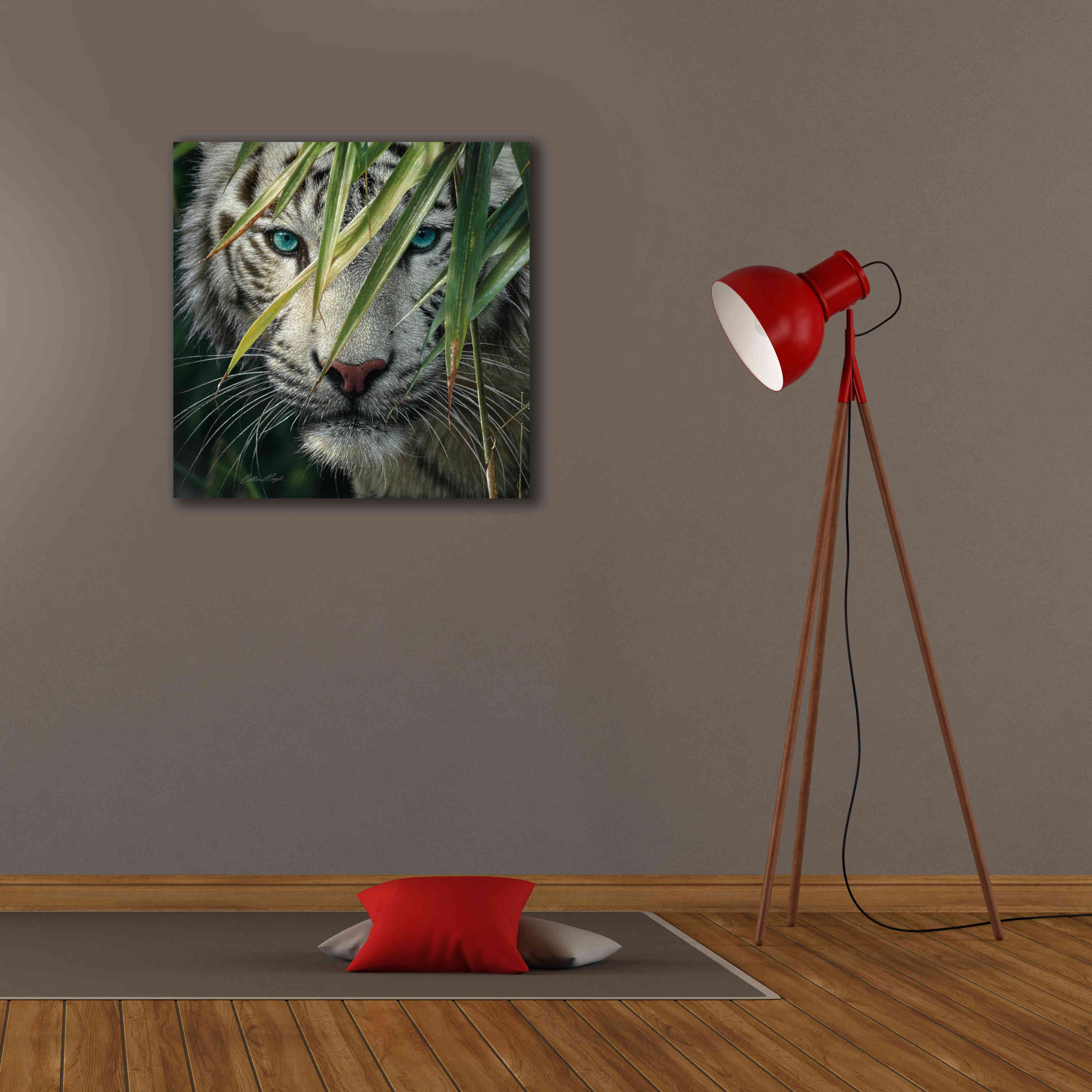 'Watching and Waiting' by Collin Bogle, Canvas Wall Art,26x26