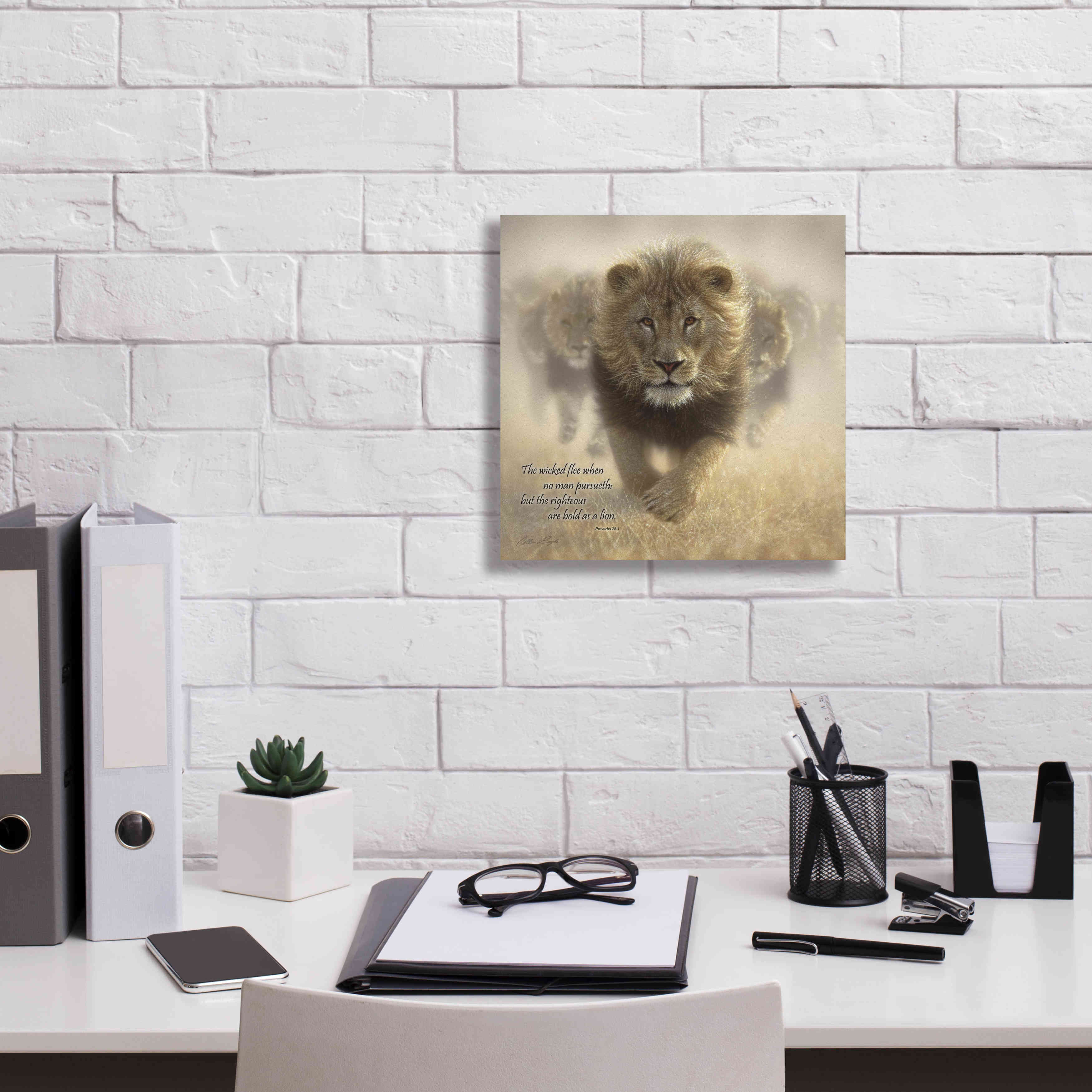 'Wicked Flee' by Collin Bogle, Canvas Wall Art,12x12