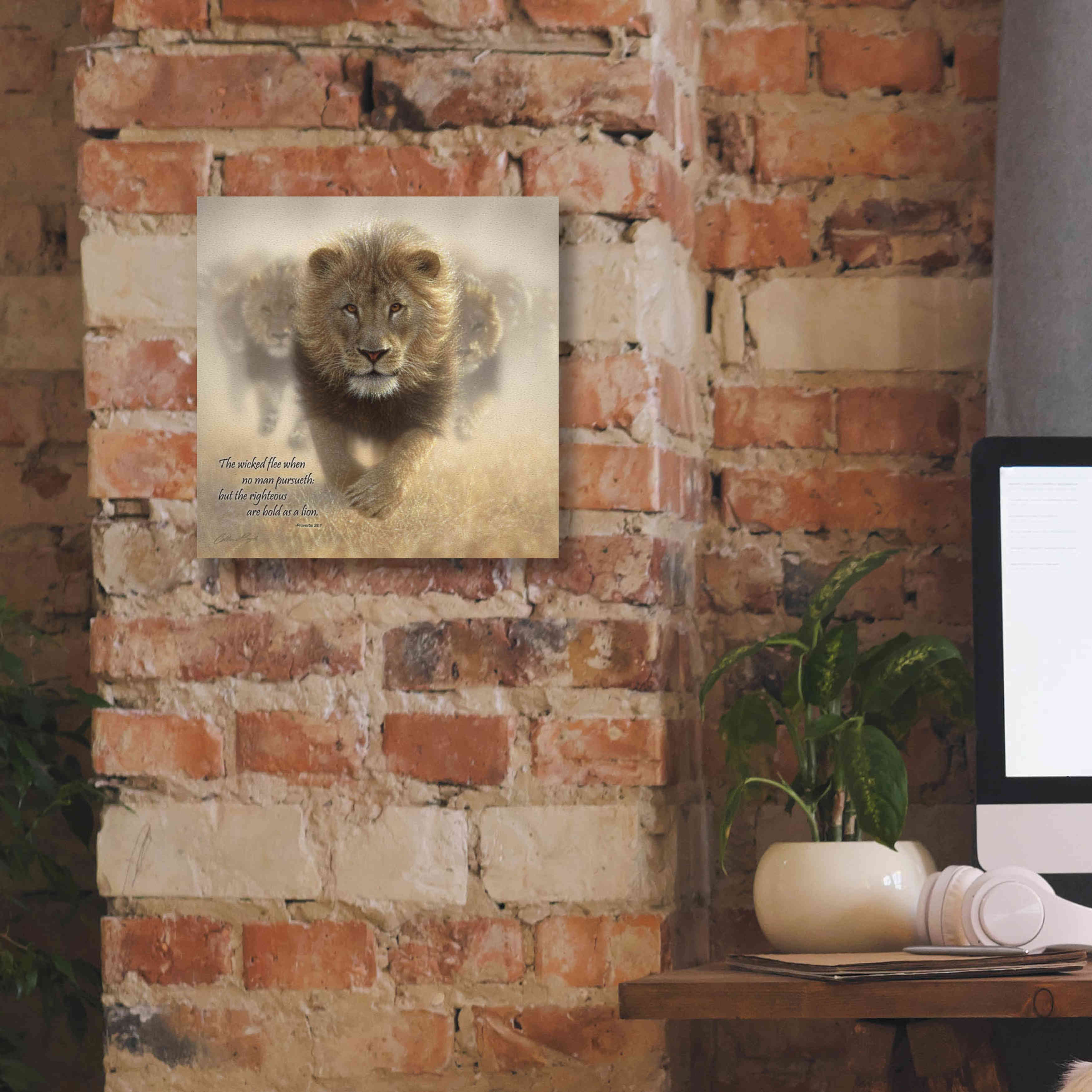 'Wicked Flee' by Collin Bogle, Canvas Wall Art,12x12