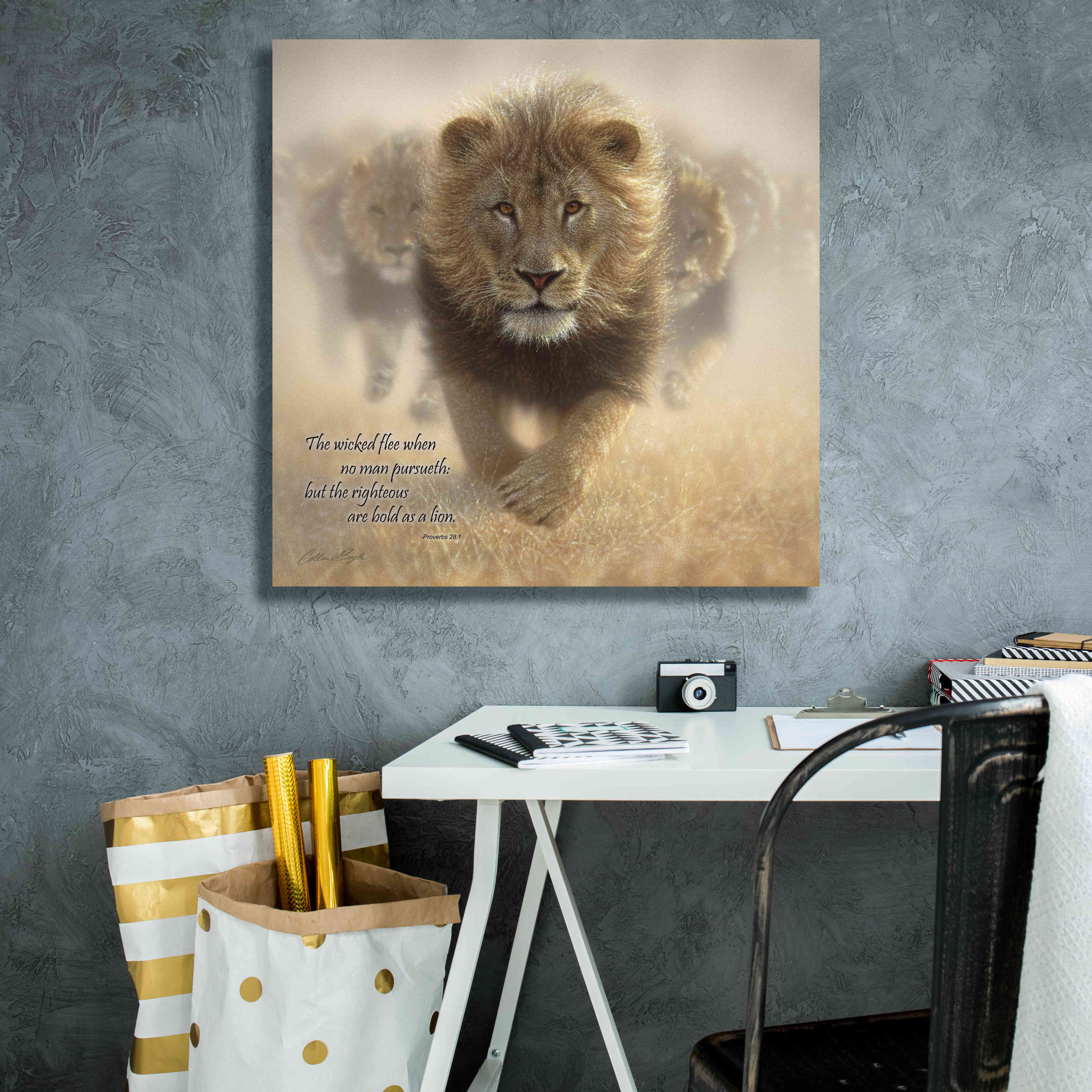 'Wicked Flee' by Collin Bogle, Canvas Wall Art,26x26