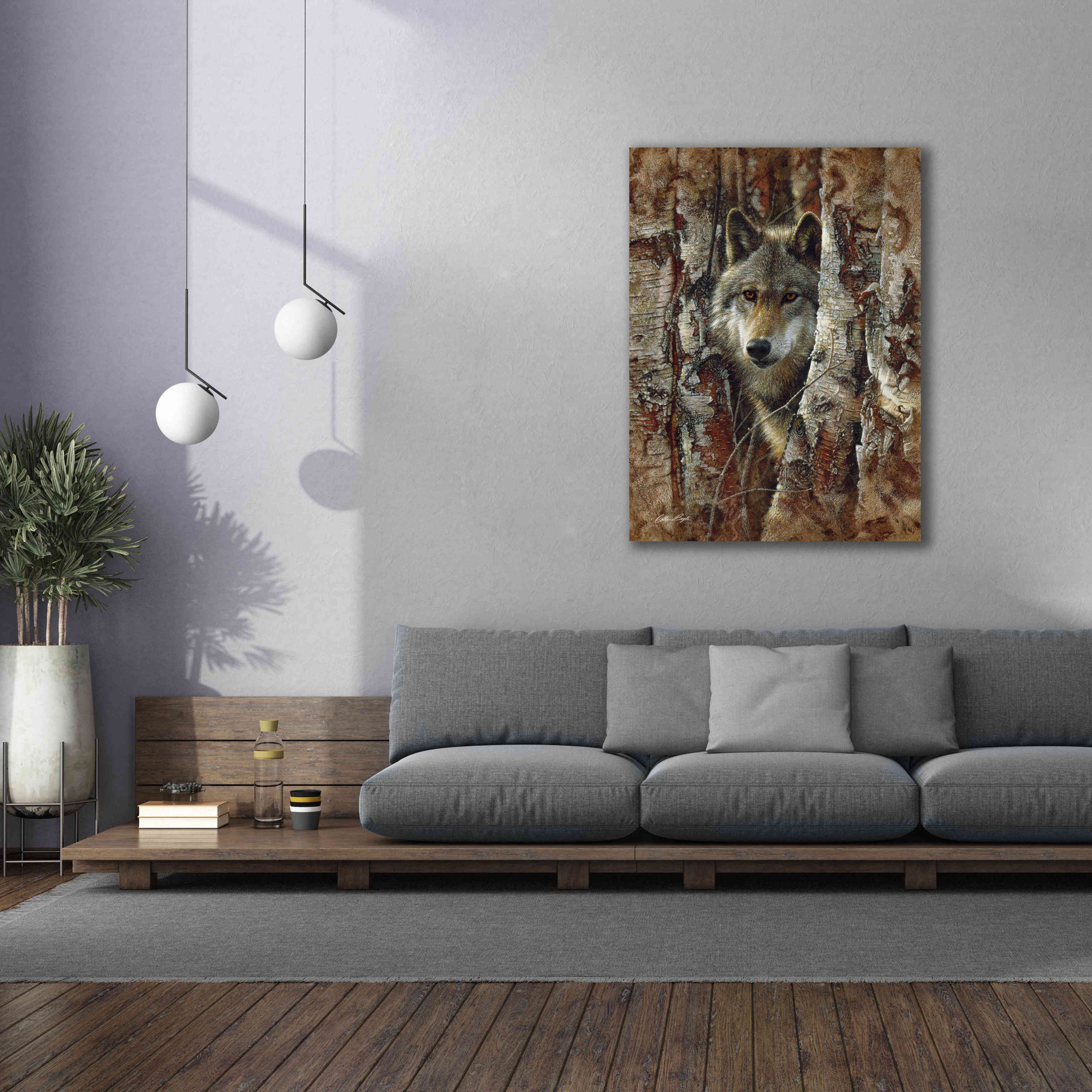 'Wood Land Spirit' by Collin Bogle, Canvas Wall Art,40x54