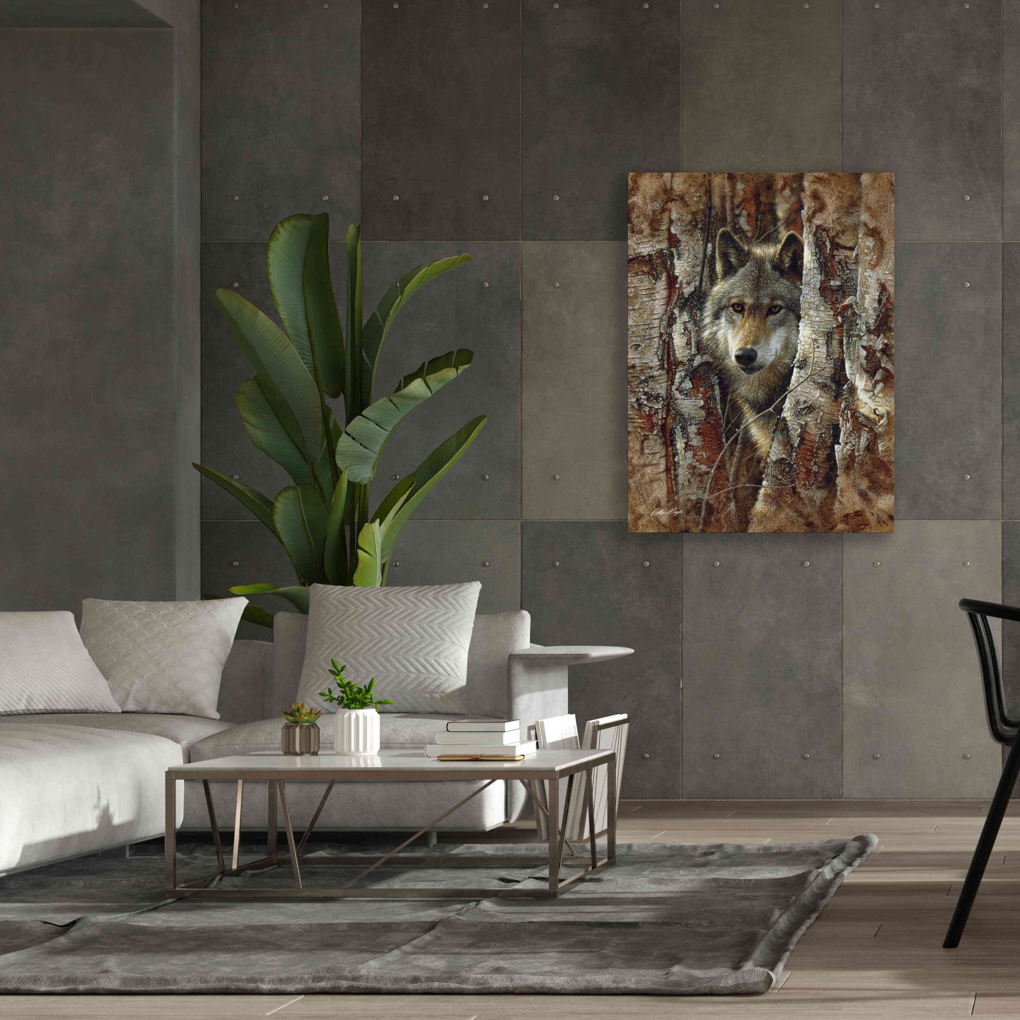 'Wood Land Spirit' by Collin Bogle, Canvas Wall Art,40x54