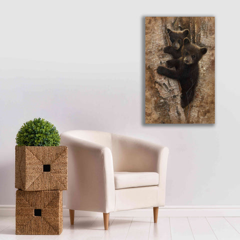 Image of 'Curious Cubs' by Collin Bogle, Canvas Wall Art,26x40