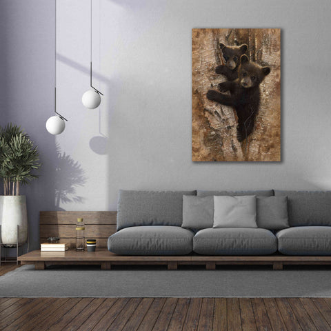 Image of 'Curious Cubs' by Collin Bogle, Canvas Wall Art,40x60