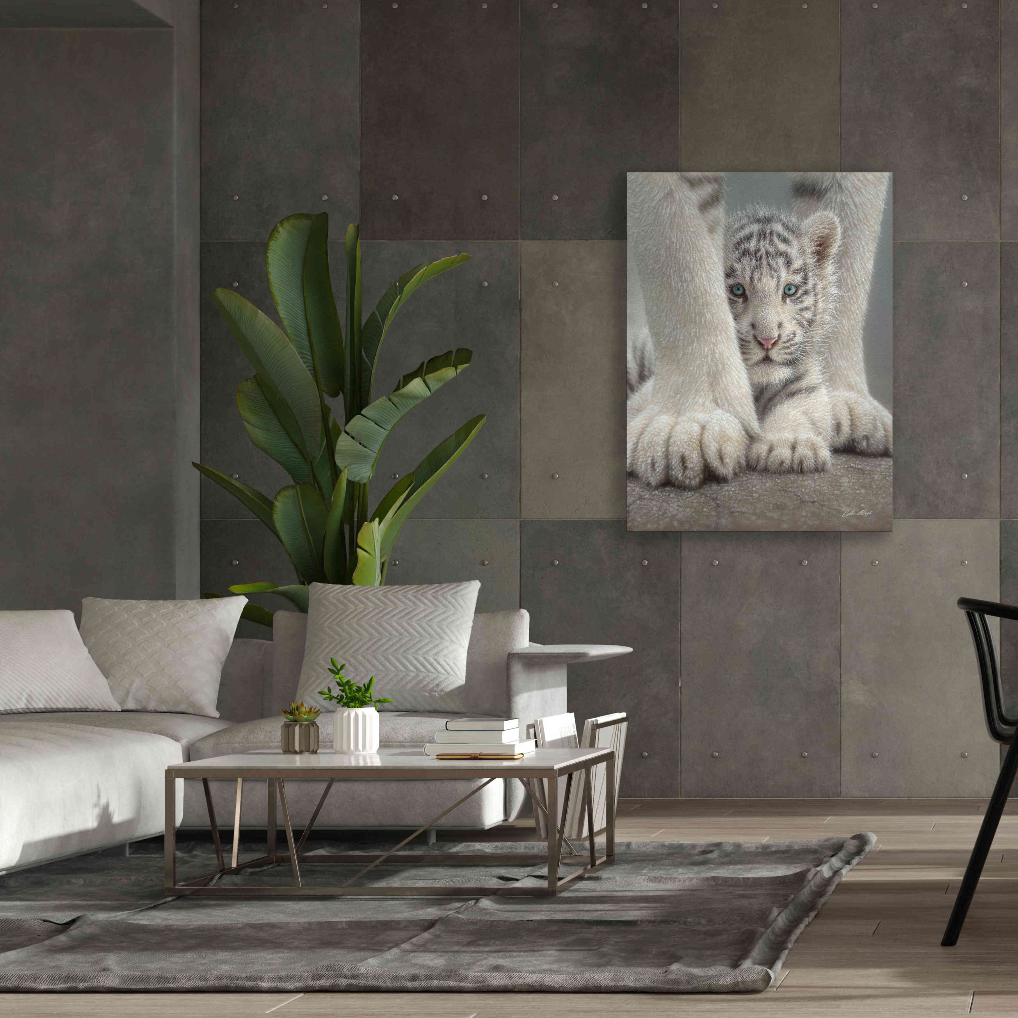 'Sheltered' by Collin Bogle, Canvas Wall Art,40x54