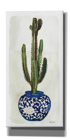 Image of 'Cacti in Blue Pot 2' by Stellar Design Studio, Canvas Wall Art