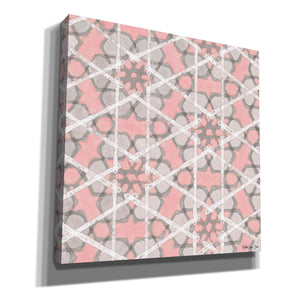 'Pink and Gray Pattern 2' by Stellar Design Studio, Canvas Wall Art