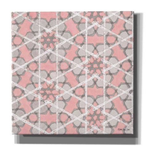 Image of 'Pink and Gray Pattern 2' by Stellar Design Studio, Canvas Wall Art