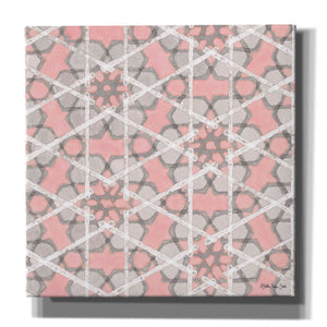 'Pink and Gray Pattern 2' by Stellar Design Studio, Canvas Wall Art