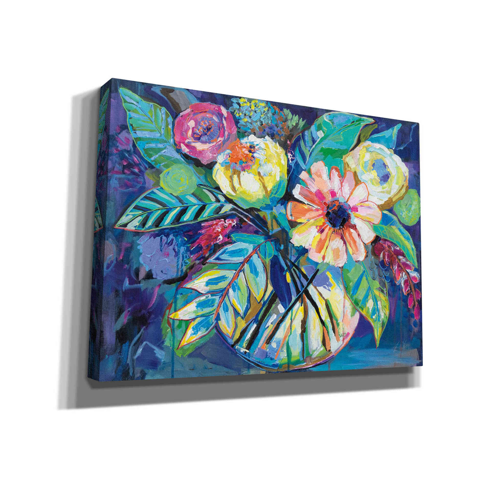 "Happiness" by Jeanette Vertentes, Giclee Canvas Wall Art