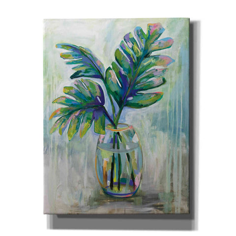 Image of "Palm Leaves II" by Jeanette Vertentes, Giclee Canvas Wall Art