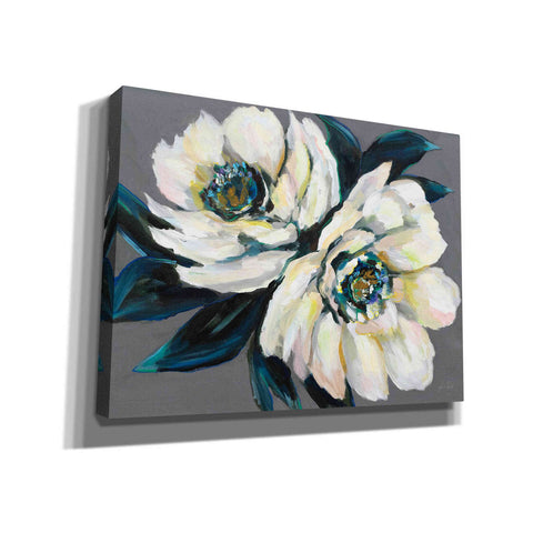 Image of "Peonies" by Jeanette Vertentes, Giclee Canvas Wall Art