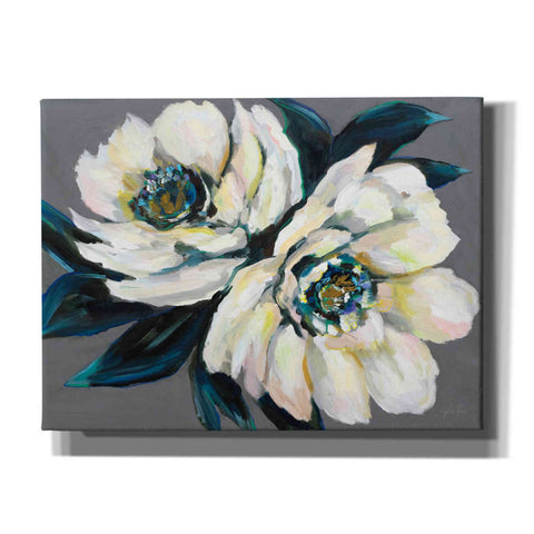 Image of "Peonies" by Jeanette Vertentes, Giclee Canvas Wall Art