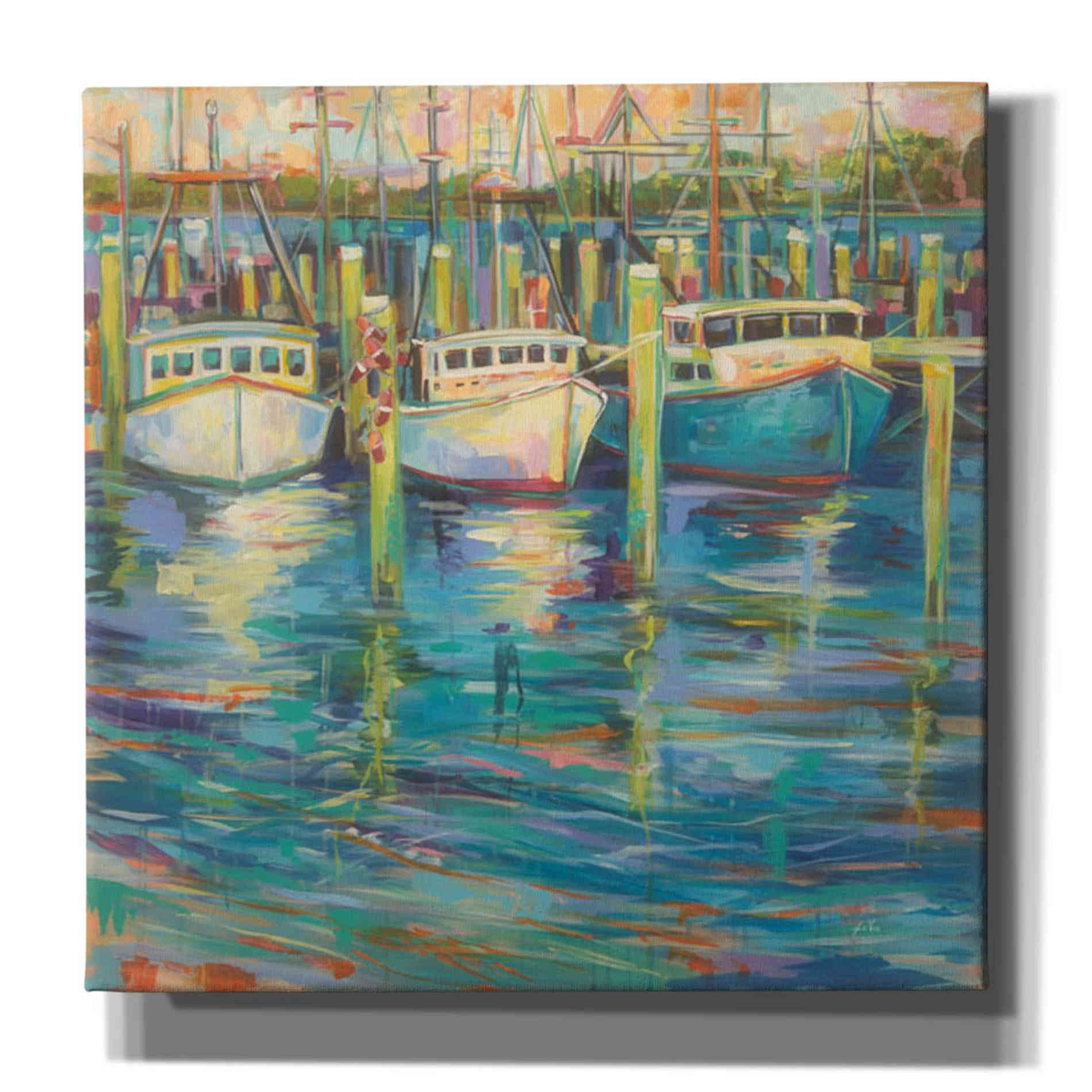 "Trio" by Jeanette Vertentes, Giclee Canvas Wall Art