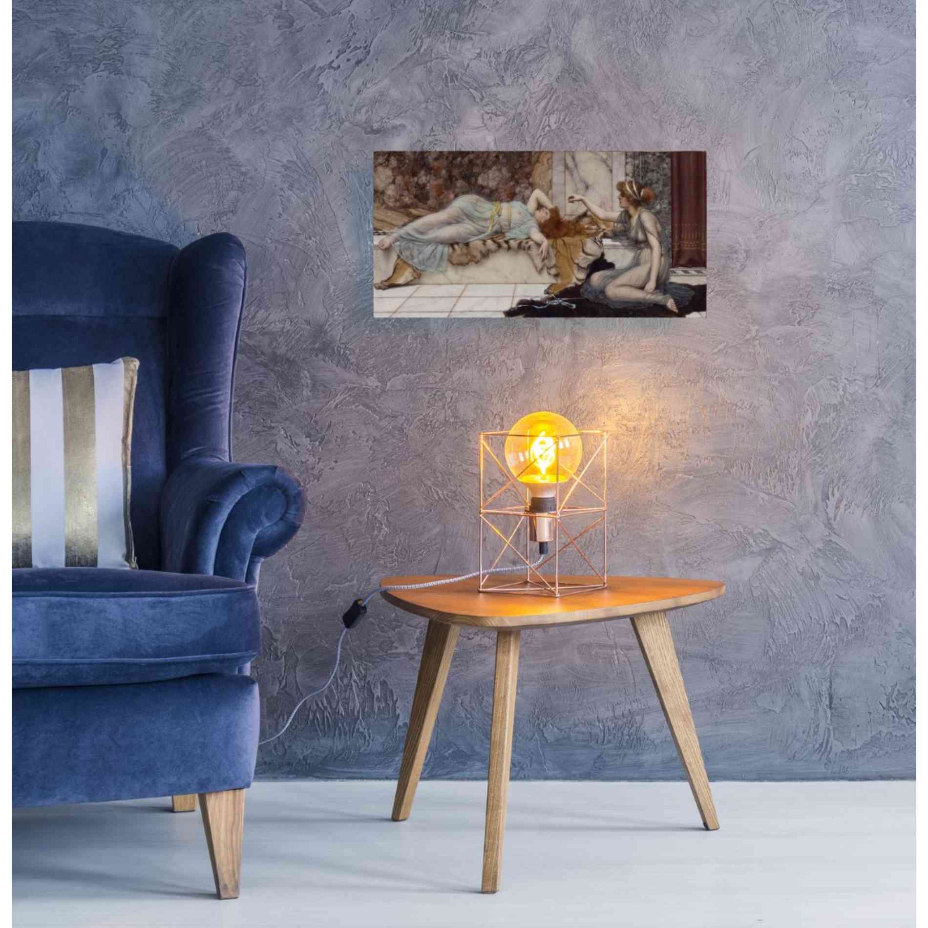 'Mischief and Repose' by John William Godward Canvas Wall Art,12 x 24