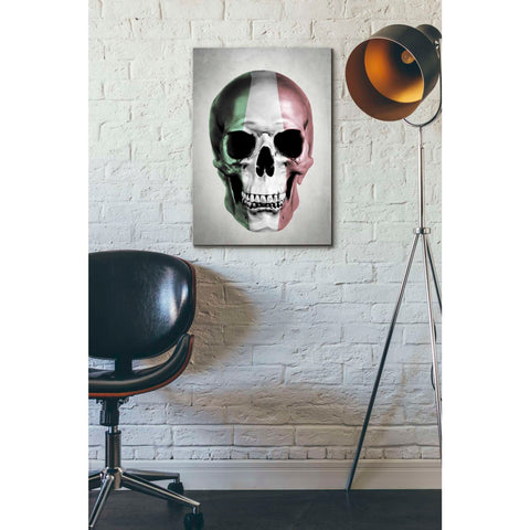 Image of "Italian Skull Grey" by Nicklas Gustafsson, Giclee Canvas Wall Art