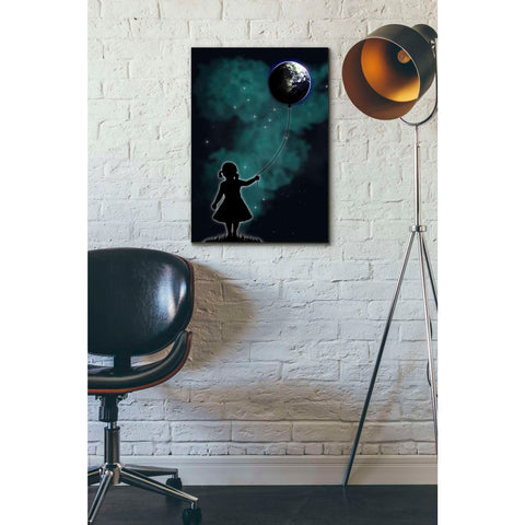 Image of "The Girl that Holds the World" by Nicklas Gustafsson, Giclee Canvas Wall Art