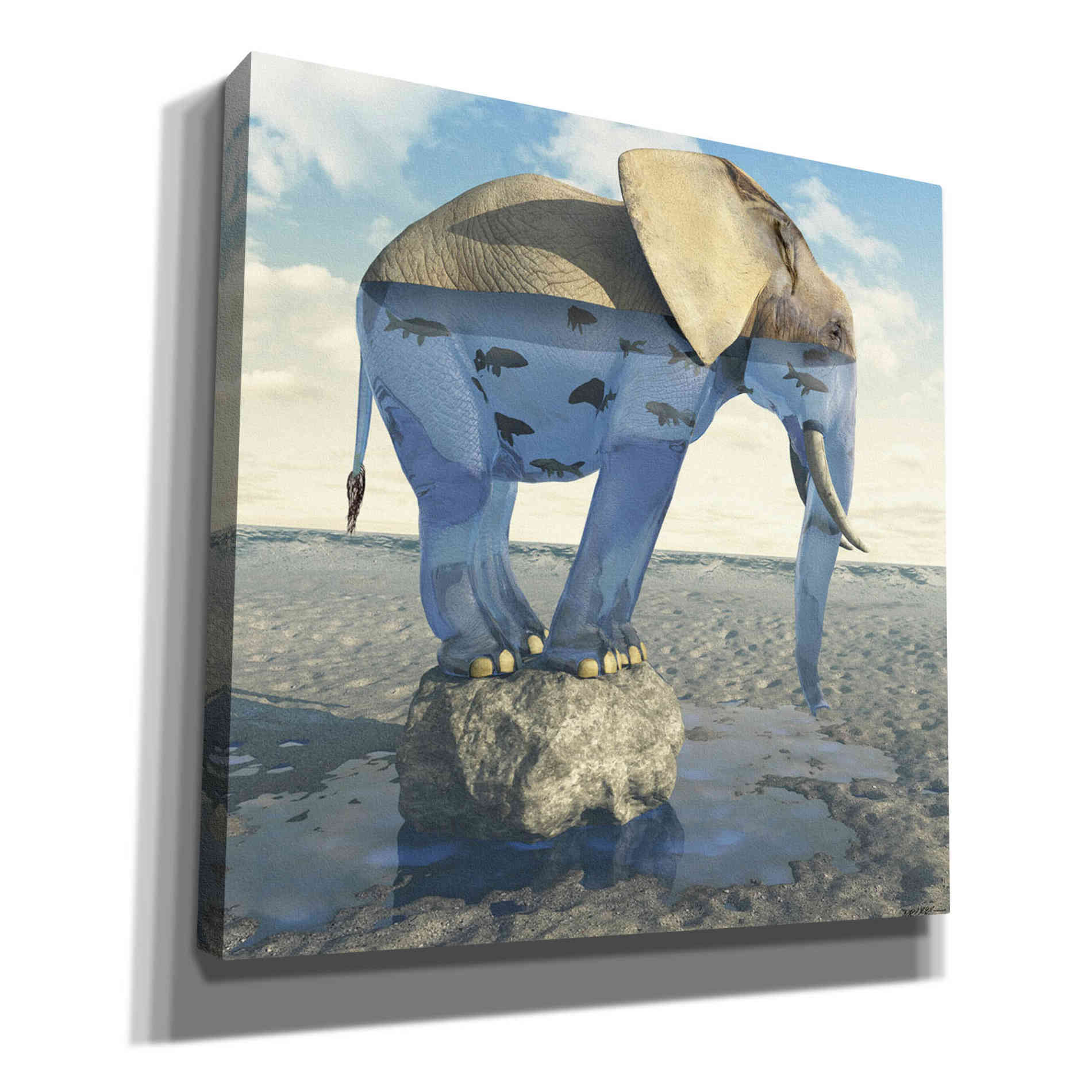 'Drinking Problem' by Cynthia Decker, Canvas Wall Art