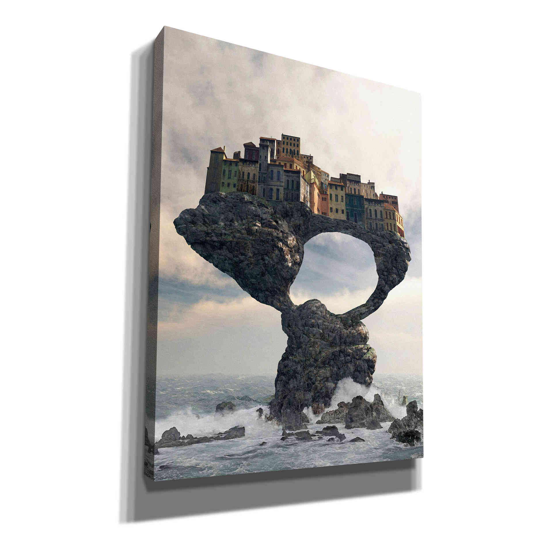 'Precarious' by Cynthia Decker, Canvas Wall Art