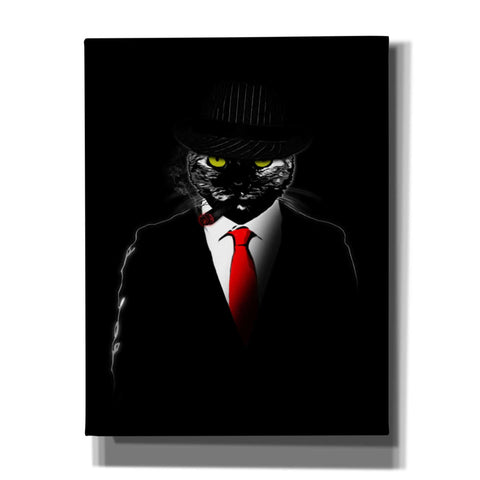Image of "Mobster Cat" by Nicklas Gustafsson, Giclee Canvas Wall Art