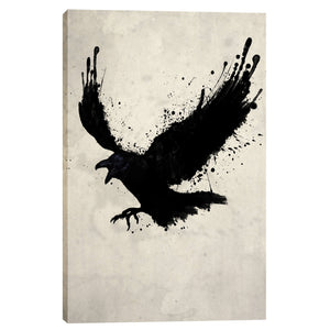 "Raven" by Nicklas Gustafsson, Giclee Canvas Wall Art