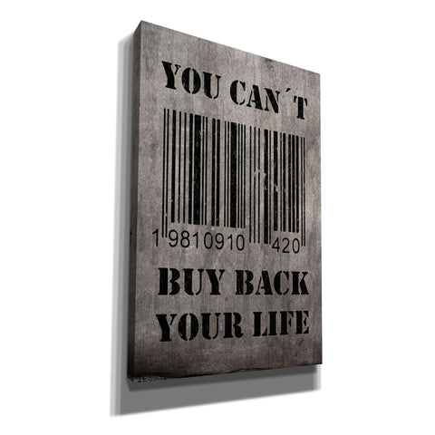 Image of "You Can't Buy Back Your Life" by Nicklas Gustafsson, Giclee Canvas Wall Art
