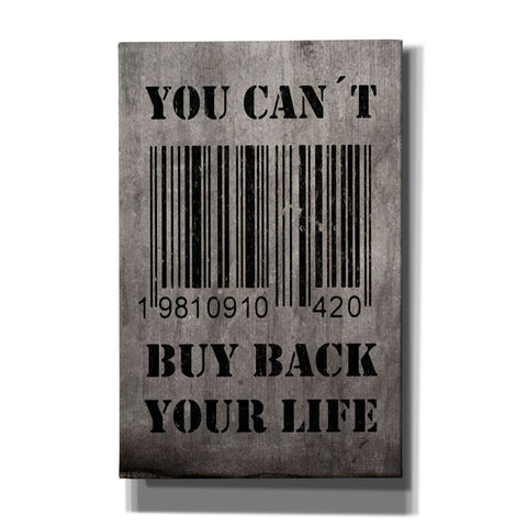 Image of "You Can't Buy Back Your Life" by Nicklas Gustafsson, Giclee Canvas Wall Art
