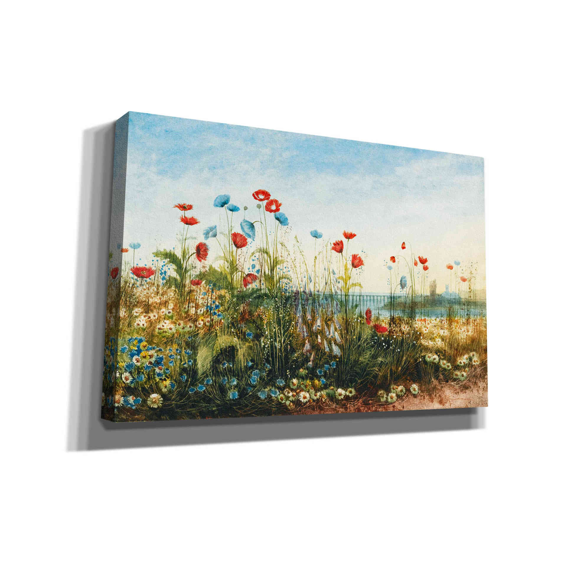 'Malahide Estuary' by Andrew Nicholl Canvas Wall Art,12 x 18