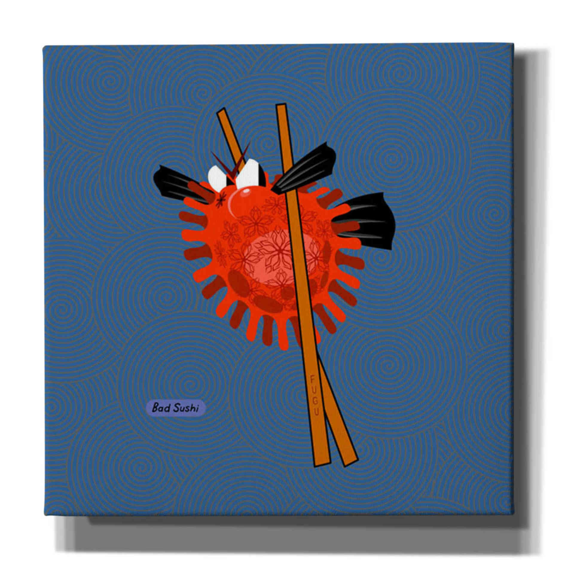'Fugu' by Chuck Wimmer, Canvas Wall Art